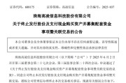 清徐688175，终止重大资产重组